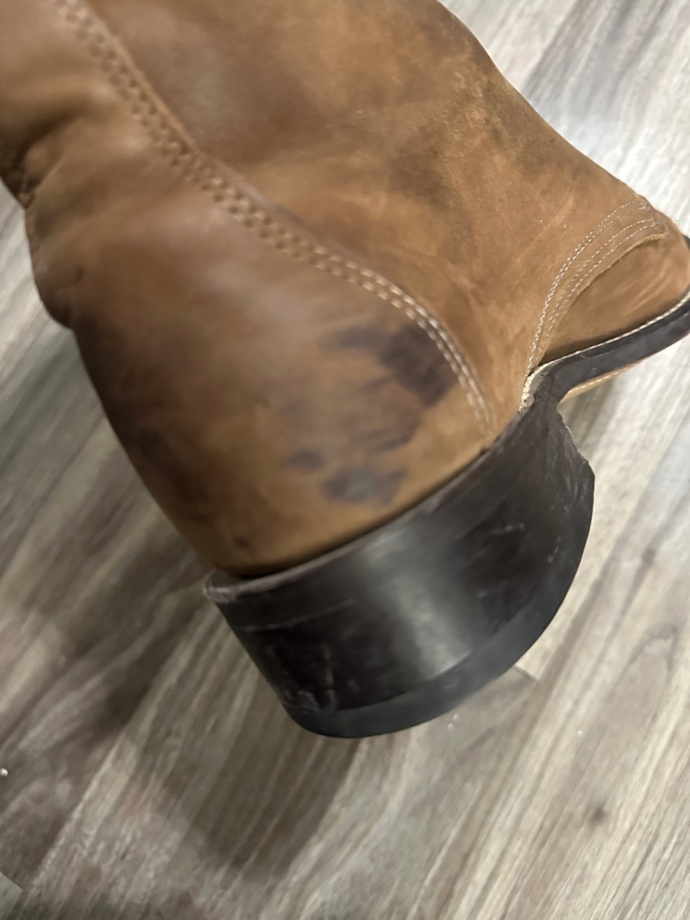 Laredo Brown Lace-Up Leather Work Boots - Picture 9 of 15